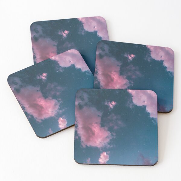 Item preview, pink purple clouds designed and sold by GriseldaAngela Studio.