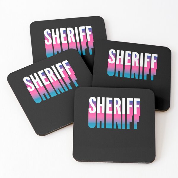 Item preview, Sheriff With Long Gradient Shadow designed and sold by SVPOD.