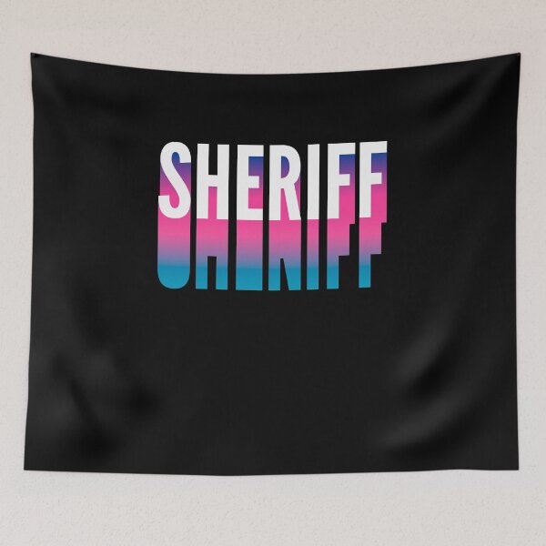 Item preview, Sheriff With Long Gradient Shadow designed and sold by SVPOD.