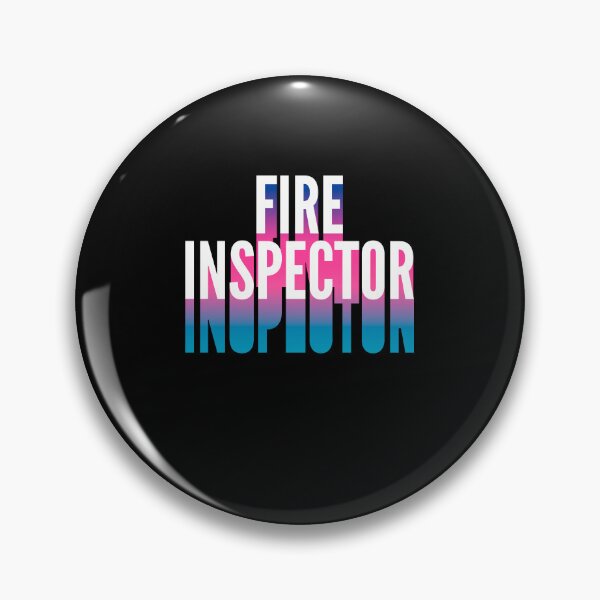 Item preview, Fire inspector With Long Gradient Shadow designed and sold by SVPOD.