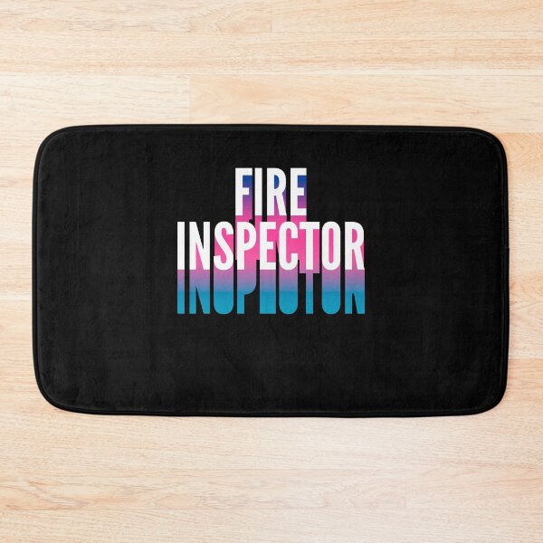 Item preview, Fire inspector With Long Gradient Shadow designed and sold by SVPOD.