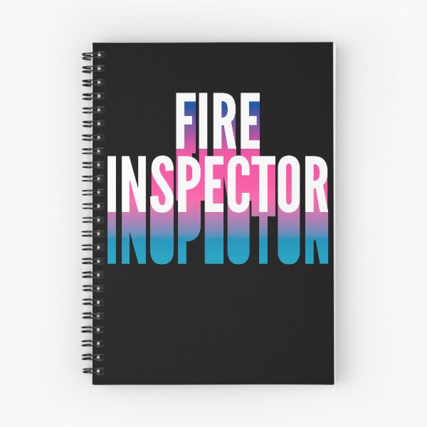 Item preview, Fire inspector With Long Gradient Shadow designed and sold by SVPOD.
