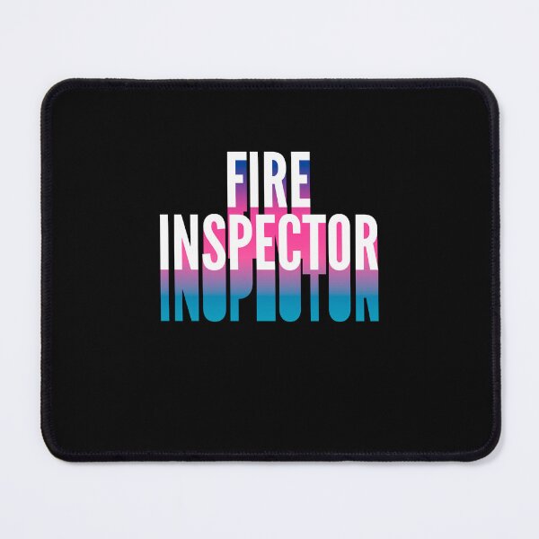 Item preview, Fire inspector With Long Gradient Shadow designed and sold by SVPOD.