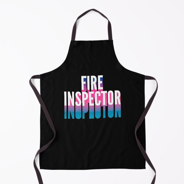 Item preview, Fire inspector With Long Gradient Shadow designed and sold by SVPOD.