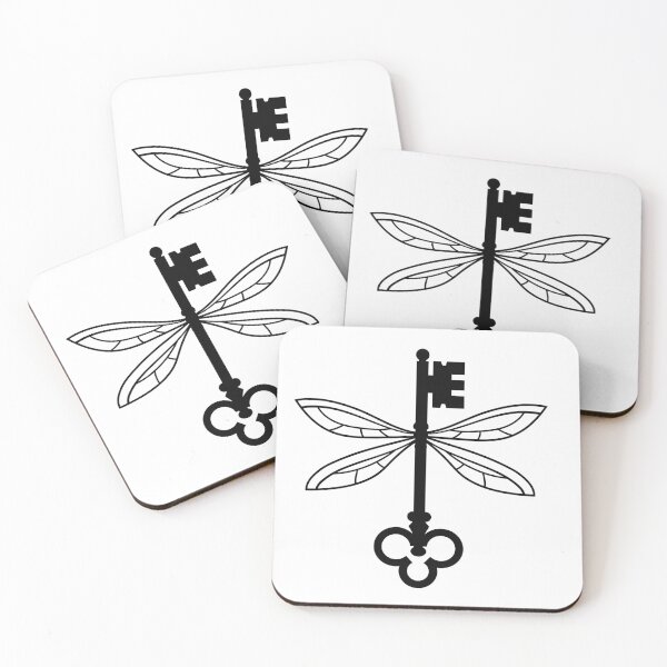 Item preview, Flying Key - Magic Winged Key - Halloween illusion - Dragonfly wings designed and sold by ALLURE-minimal.
