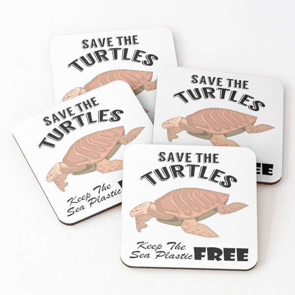 Item preview, Save the turtles keep the sea plastic free shirts, Save the turtles keep the sea plastic free masks, Save the turtles keep the sea plastic free stickers  designed and sold by Poussyarts.