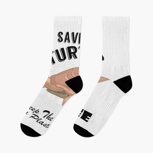 Item preview, Save the turtles keep the sea plastic free shirts, Save the turtles keep the sea plastic free masks, Save the turtles keep the sea plastic free stickers  designed and sold by Poussyarts.