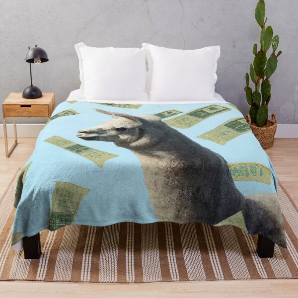 Item preview, Raining Money on Llama designed and sold by studio-210.