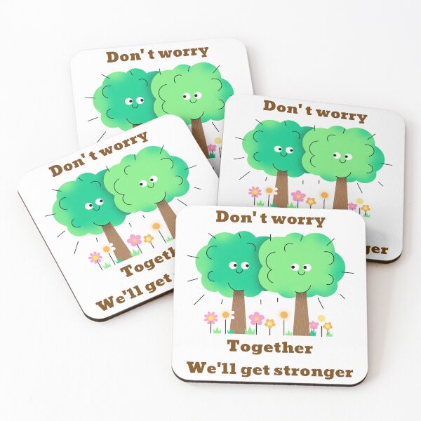 Item preview, Don't worry together we'll get stronger designed and sold by Eugenie974.