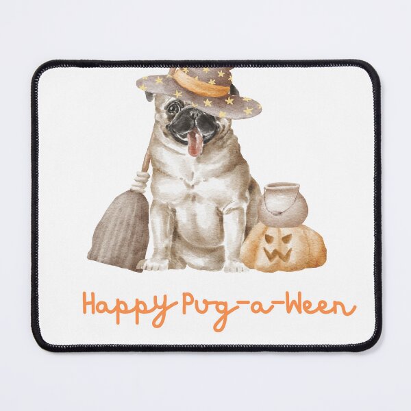 Item preview, Happy Pug-a-ween. designed and sold by Doggymadness.