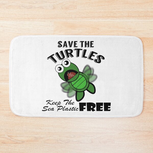 Item preview, Save the turtles keep the sea plastic free shirts, Save the turtles keep the sea plastic free masks, Save the turtles keep the sea plastic free stickers  designed and sold by Poussyarts.