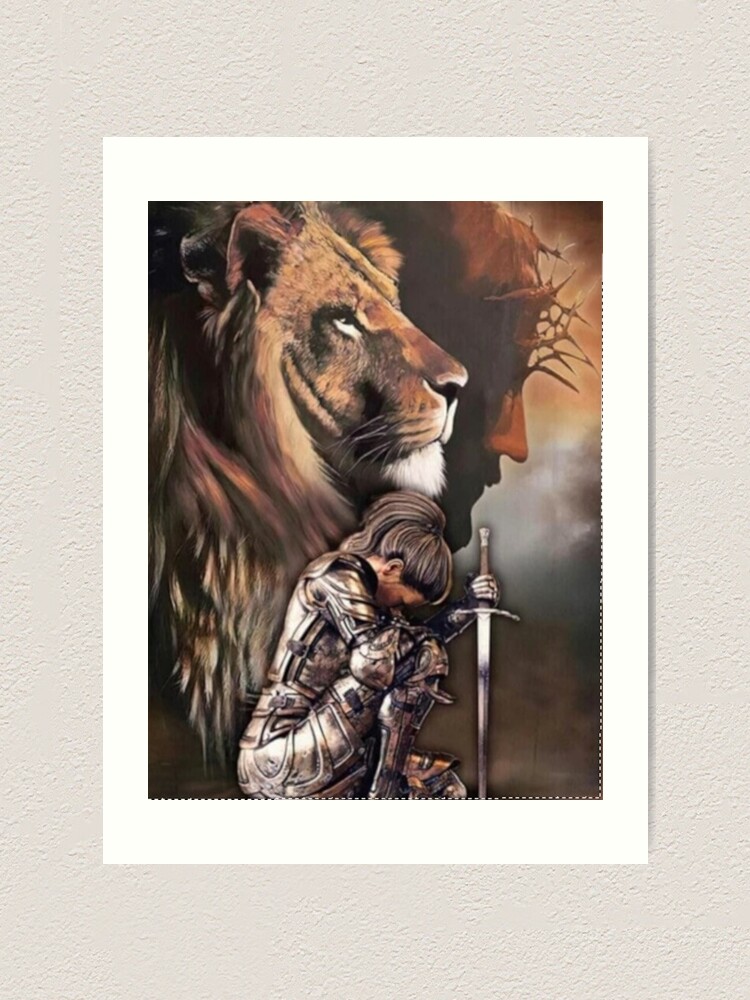 Lámina artística for Sale con la obra «Señora Guerrera el León y