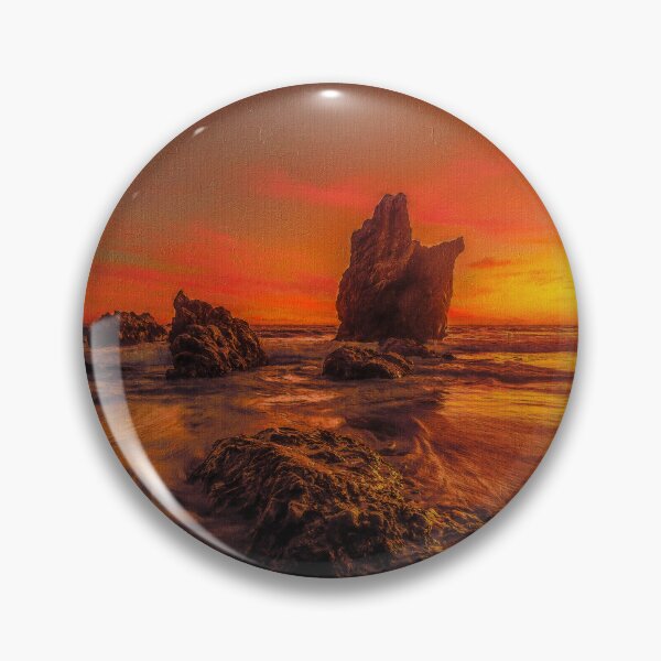 Item preview, Beautiful Malibu El Matador Beach Sunset, Malibu Coast Aesthetic, Sunset Malibu Beach Aesthetic Wallpaper, Malibu California Aesthetic Sunset Beach designed and sold by Paintcorner.