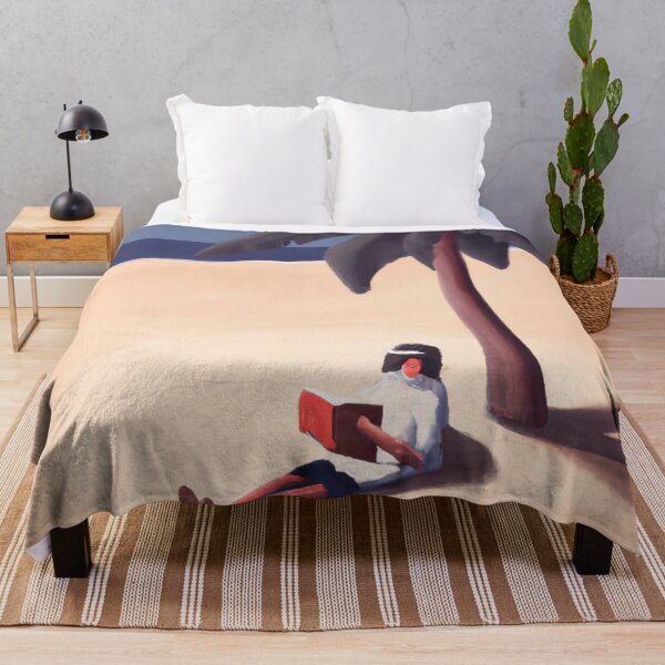 Item preview, Girl Reading a Book on the Beach designed and sold by Parag's Travel Shop.