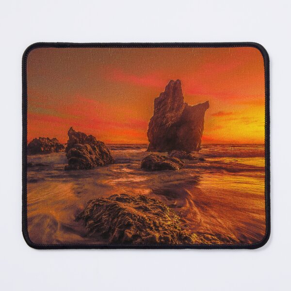 Item preview, Beautiful Malibu El Matador Beach Sunset, Malibu Coast Aesthetic, Sunset Malibu Beach Aesthetic Wallpaper, Malibu California Aesthetic Sunset Beach designed and sold by Paintcorner.