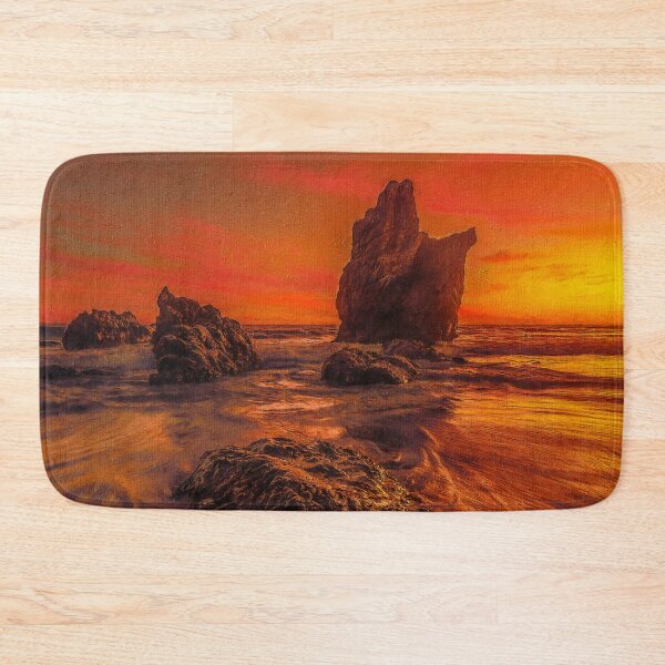 Item preview, Beautiful Malibu El Matador Beach Sunset, Malibu Coast Aesthetic, Sunset Malibu Beach Aesthetic Wallpaper, Malibu California Aesthetic Sunset Beach designed and sold by Paintcorner.