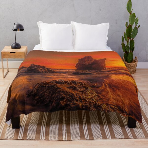Item preview, Beautiful Malibu El Matador Beach Sunset, Malibu Coast Aesthetic, Sunset Malibu Beach Aesthetic Wallpaper, Malibu California Aesthetic Sunset Beach designed and sold by Paintcorner.