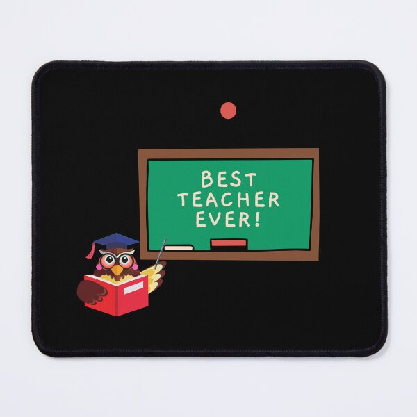 Item preview, Best Teacher Ever Wise Owl Book Chalkboard designed and sold by kubix81.
