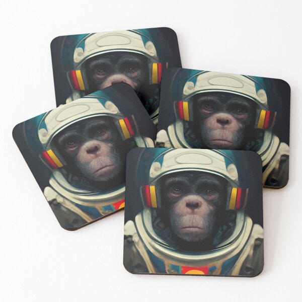 Item preview, Astronaut Chimp - best selling  designed and sold by Aditya Bhole.