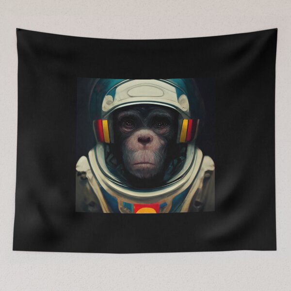Item preview, Astronaut Chimp - best selling  designed and sold by Aditya Bhole.