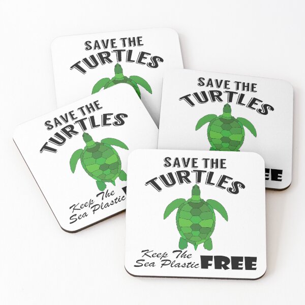 Item preview, Save the turtles keep the sea plastic free shirts, Save the turtles keep the sea plastic free masks, Save the turtles keep the sea plastic free stickers  designed and sold by Poussyarts.