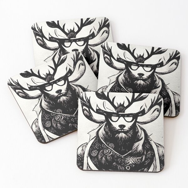 Item preview, Badass Reindeer designed and sold by Jada-Art-Shop.