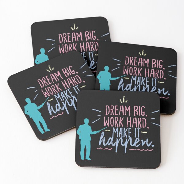 Item preview, Dream Big Work Hard Make It Happen Teacher Motivational designed and sold by kubix81.