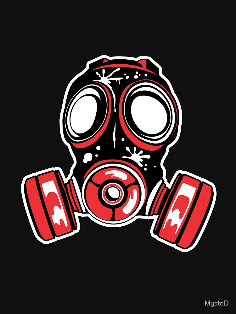 ww2 gas mask cartoon