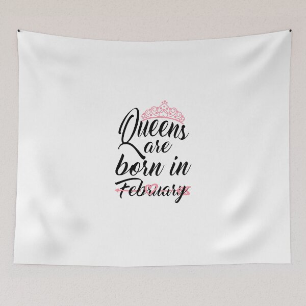Item preview, Queens Are Born In February designed and sold by Bigilyy.