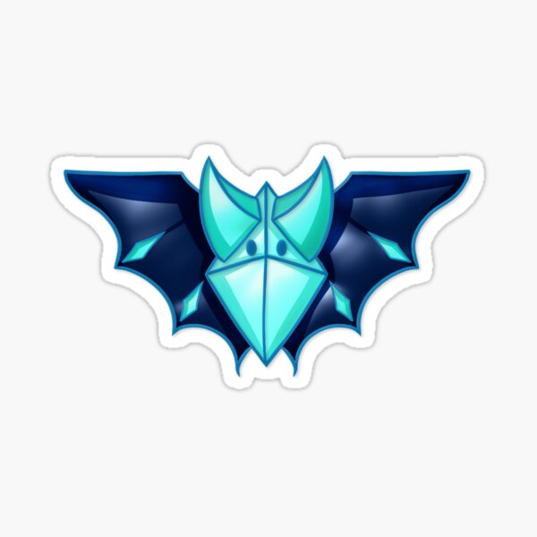 "Crystal Bat" Sticker for Sale by VineArtCreation Redbubble