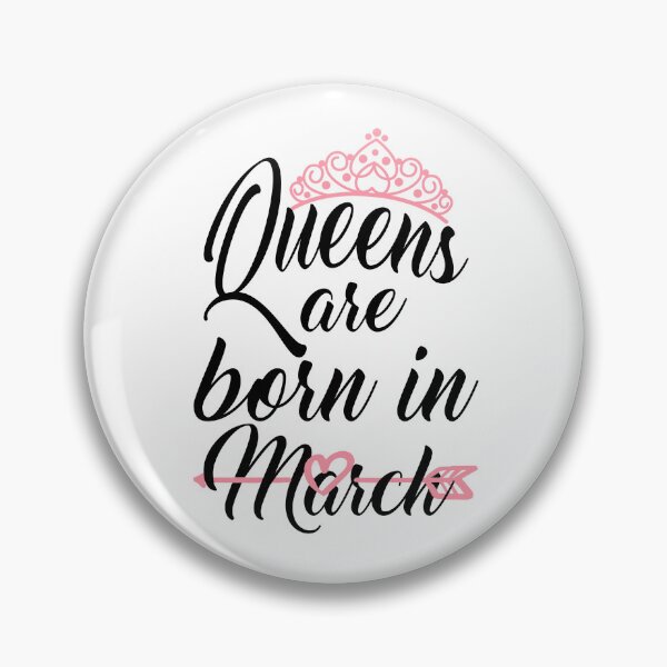 Item preview, Queens Are Born In March designed and sold by Bigilyy.
