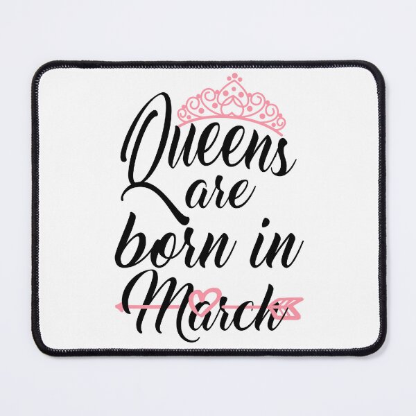 Item preview, Queens Are Born In March designed and sold by Bigilyy.