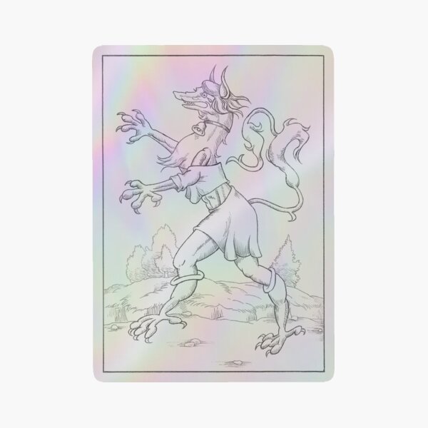 Beast of Boston Holographic Sticker