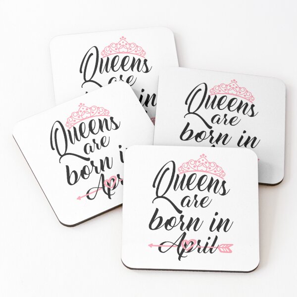 Item preview, Queens Are Born In April designed and sold by Bigilyy.
