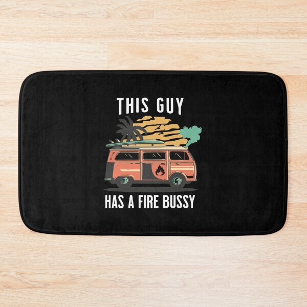 Item preview, This guy has a fire bussy (white text design) designed and sold by bolkibox.