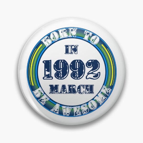 Item preview, Born to be awesome (March 1992) designed and sold by GregDesign.