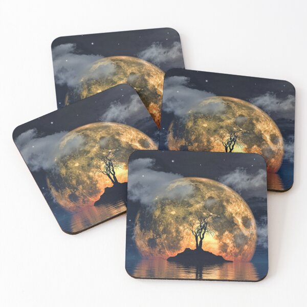 Item preview, Spooky tree against a big moon designed and sold by TheVIP.