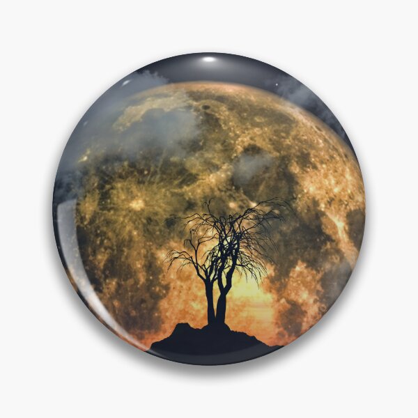 Item preview, Spooky tree against a big moon designed and sold by TheVIP.