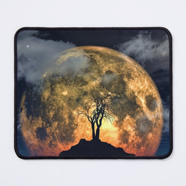 Item preview, Spooky tree against a big moon designed and sold by TheVIP.