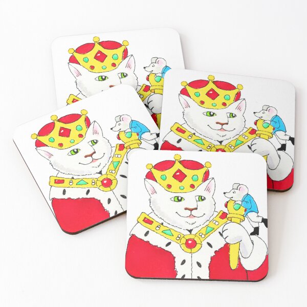 Item preview, "King Leo and Palace Mouse on Scepter" designed and sold by gigiamal.