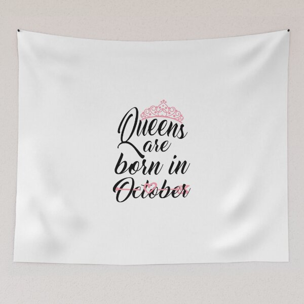 Item preview, Queens Are Born In October designed and sold by Bigilyy.