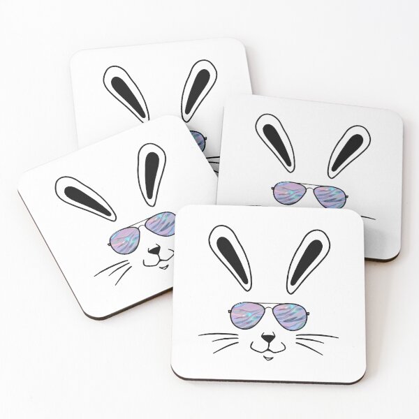 Item preview, Cute Bunny Rabbit Face Aviator Sunglasses Happy Easter Day designed and sold by Amazing Designs.