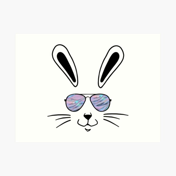 【激安大特価！】 Cute Bunny Rabbit Face Aviator Sunglasses Happy Easter Day Clothing