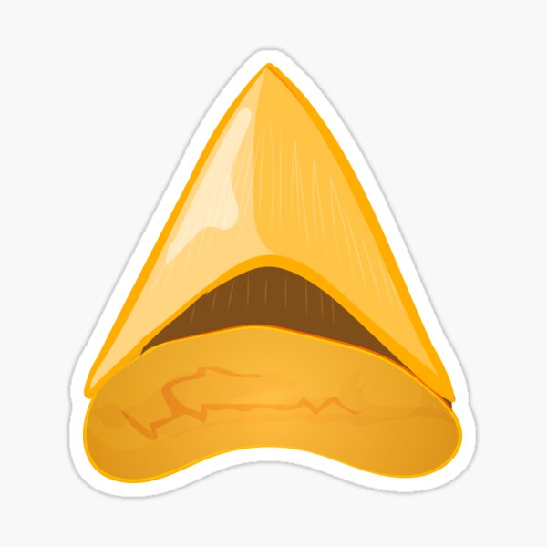 Item preview, Gold Megalodon Tooth (Gold Prehistoric Shark Tooth) designed and sold by prehistoricco.