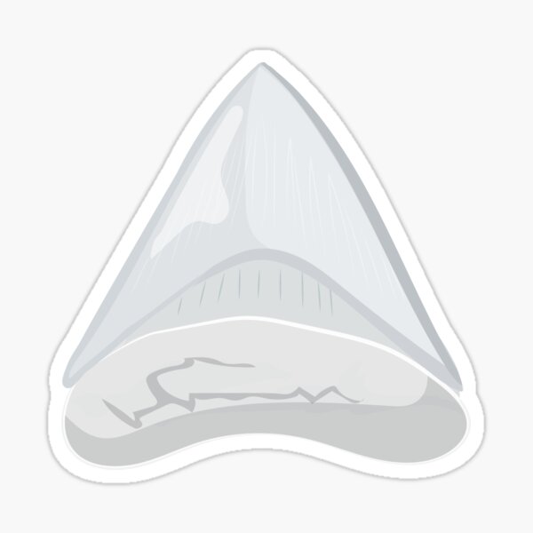 Item preview, Silver Megalodon Tooth (Silver Prehistoric Shark Tooth) designed and sold by prehistoricco.