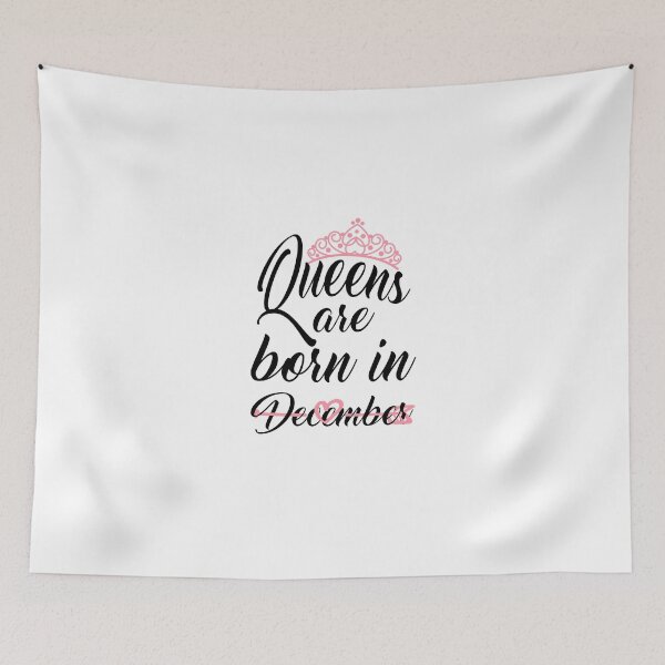 Item preview, Queens Are Born In December designed and sold by Bigilyy.