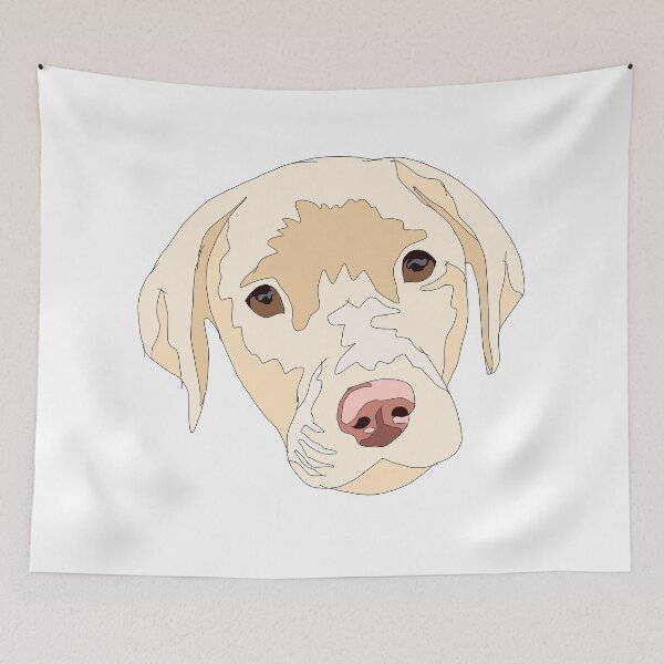 Item preview, Yellow lab puppy designed and sold by LeahcarsArt.