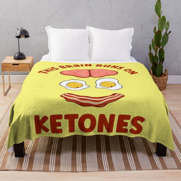 Item preview, Funny Keto Design This Brain Runs On Ketones Men and Women's designed and sold by OliviaGbyKyro.