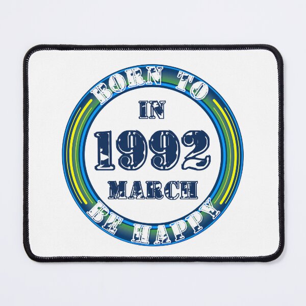 Item preview, Born to be happy (March 1992) designed and sold by GregDesign.