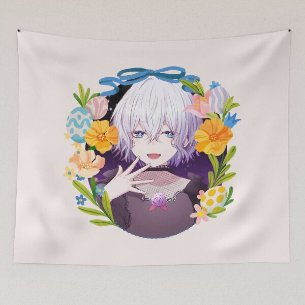 Item preview, The Case Study of Vanitas Anime - Female Character Floral Frame designed and sold by creativille.